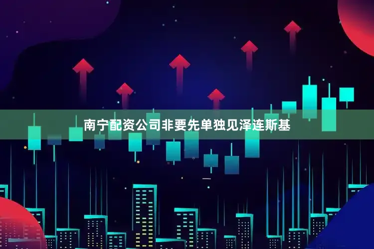 南宁配资公司非要先单独见泽连斯基